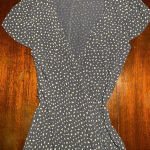 Brandy Melville Wrap Dress - Floral Patterned